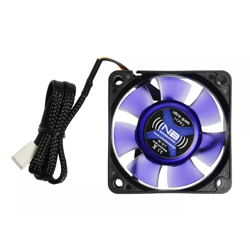NOISEBLOCKER Ventoinha de caixa BlackSilentFan XR2 60 mm