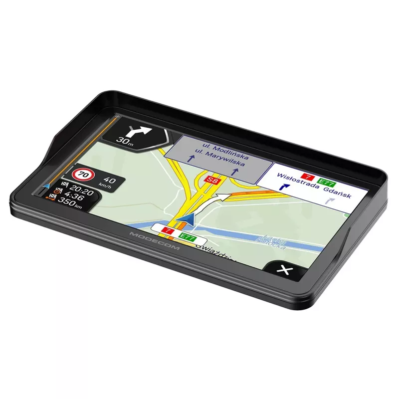 Navegação automóvel MODECOM FreeWAY CX 7.3 iGO, 7 polegadas 800x480, 16 GB, MicroSDHC, Bluetooth, Windows CE 6.0