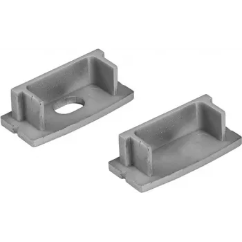 Tampas terminais para perfil em U 20 mm EUROLITE 51210867 prateado