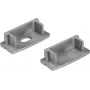 Tampas terminais para perfil em U 20 mm EUROLITE 51210867 prateado
