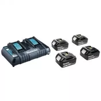 Fonte de alimentação MAKITA KIT 18V (BL1850Bx4+DC18RD) MAKPAC