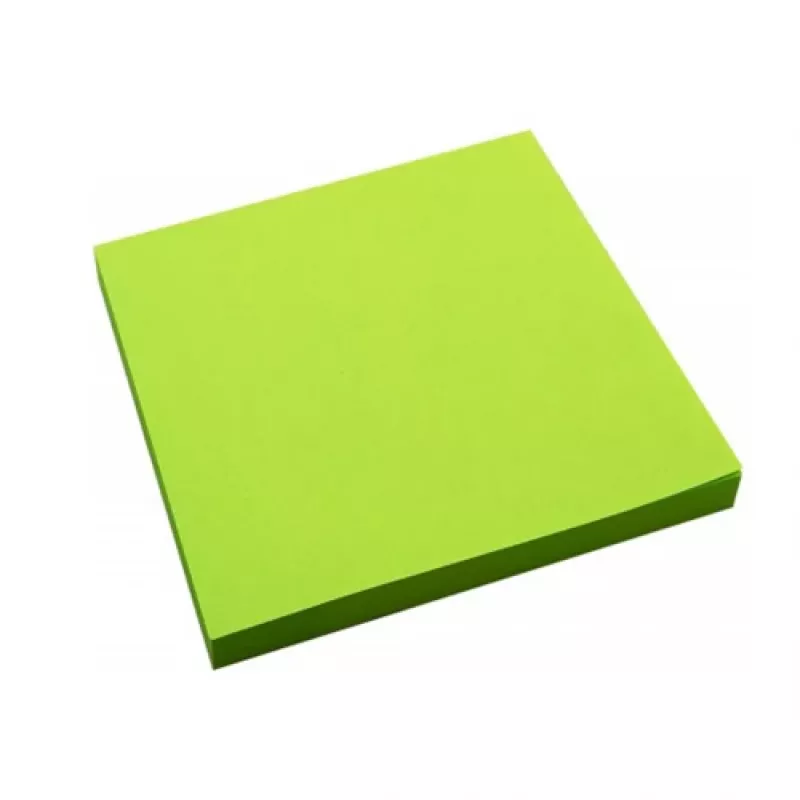Notas adesivas Forpus, néon, 75x75mm, verde (1x80)