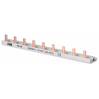 ABB Barramento monofásico PS1/9 pro M compact 9 módulos fechado PS1/9 (2CDL210001R1009)