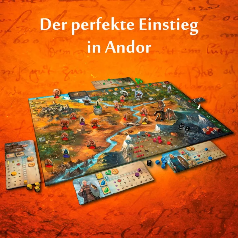 Kosmos Andor The Legends of Andor - Big Box Jogo de cartas Viagens/Aventura
