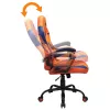 Cadeira de escritório Subsonic SA5573-D6 assento acolchoado laranja