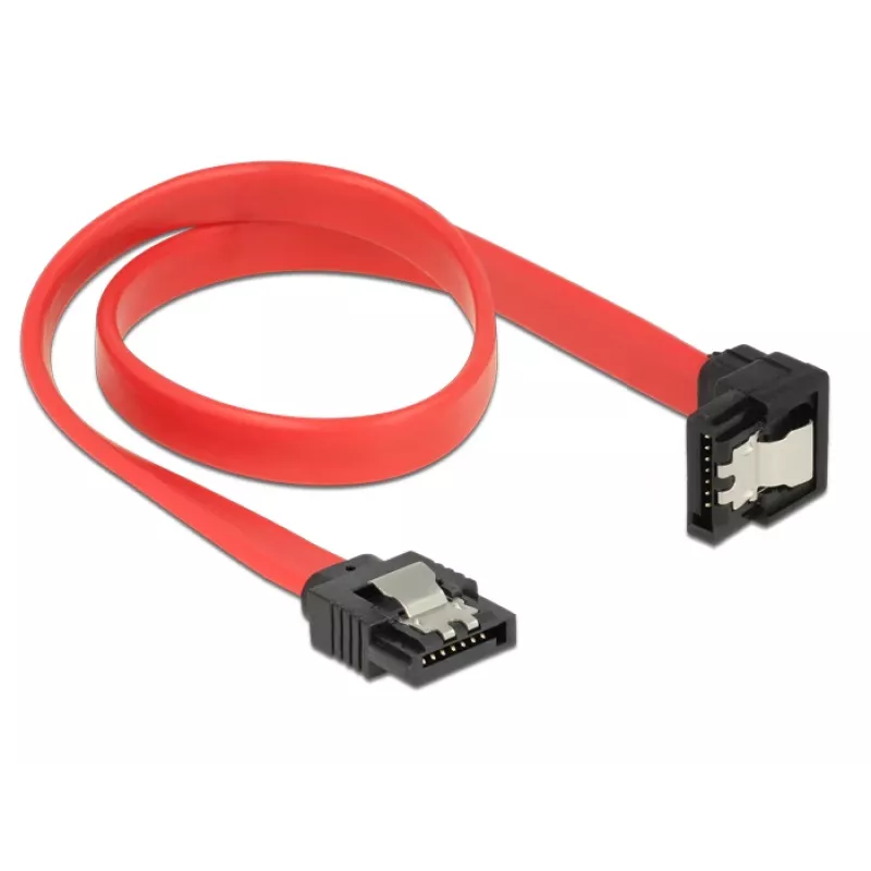 Cabo SATA DeLOCK 83978 0,3 m SATA 7 pinos preto vermelho