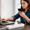 Adaptador de tomada USB-A, 5W, 5V/1A, 1xUSB-A branco