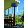 Aquecedor elétrico de pé para terraço TunaBone, lâmpadas halogéneas transparentes duplas | TB1821SH-01 | aquecedor de terraço | 2100 W | preto
