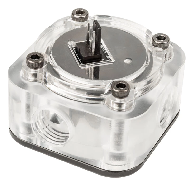 Medidor de caudal Barrow SLFV2-RGB B – sensor de caudal ARGB, preto