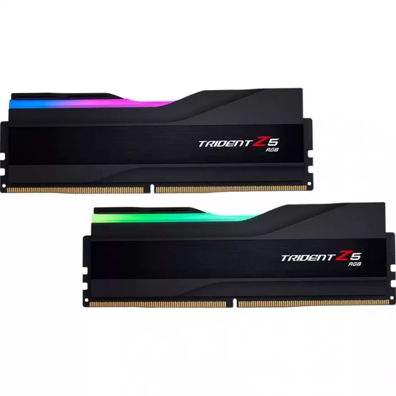 DIMM 128 GB DDR5-6000 (2x 64 GB) Dual-Kit, memória RAM preta, F5-6000J3444F64GX2-TZ5RK, TZ5 RGB, INTEL XMP