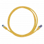 Logilink Professional Ultraflex - Cabo de patch - RJ-45 (M) para RJ-45 (M) - 50 cm - 6 mm - S/FTP - Cabo bruto Cat.7 (Cabo) / CAT 6a (Portas) - isento de halogéneos, moldado, com alívio de tensão - Amarelo