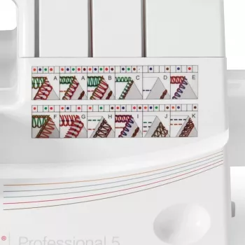 Máquina de costura overlock Singer 14T968, energia elétrica, branco