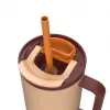 Copo térmico com palhinha telescópica Kambukka Rio Tumbler 950 ml Almond Dream