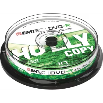 DVD-R Emtec ECOVR471016CB 4,7 GB 16x 10 unid.