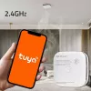 Detetor de fumo com pilha Tuya WiFi LED