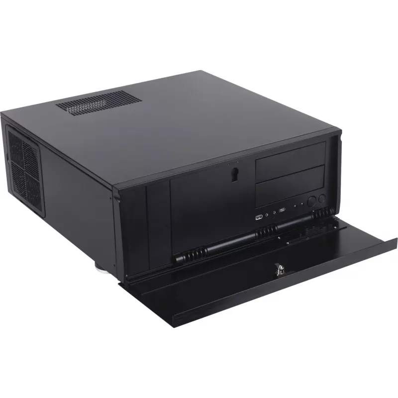 Caixa de computador SilverStone Grandia GD07 - Torre - SSI, preto