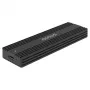Caixa para SSD SAVIO AK-84 Preto para unidades M.2, USB 10 Gbit/s (Type-A / Type-C), Alumínio + ABS