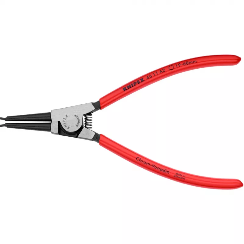 Conjunto de alicates para anéis de segurança Knipex 4 peças em estojo enrolável 19-60mm