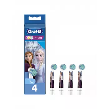 Cabeças de escova de substituição Oral-B EB10s-4 Frozen, branco, 4 unidades