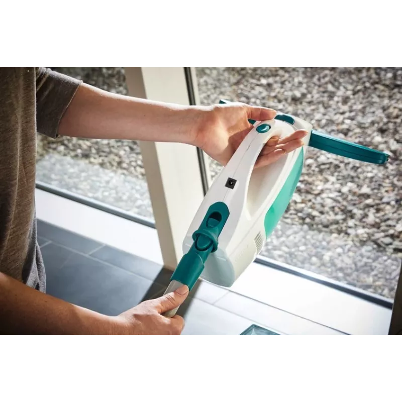 Aspirador de vidros Leifheit Glass Cleaner Dry&Clean com cabo e escova de limpeza 51003