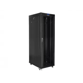 Armário rack autónomo LANBERG FF01-8042-12BL 42U 19 polegadas 800×1000×2127,5 mm preto IP20 1200 kg
