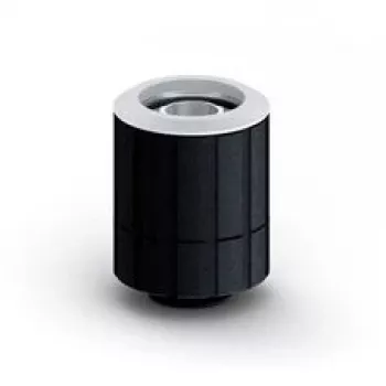 BitsPower fitting reto G1/4 rosca macho para 16/10 mm rotativo — preto mate