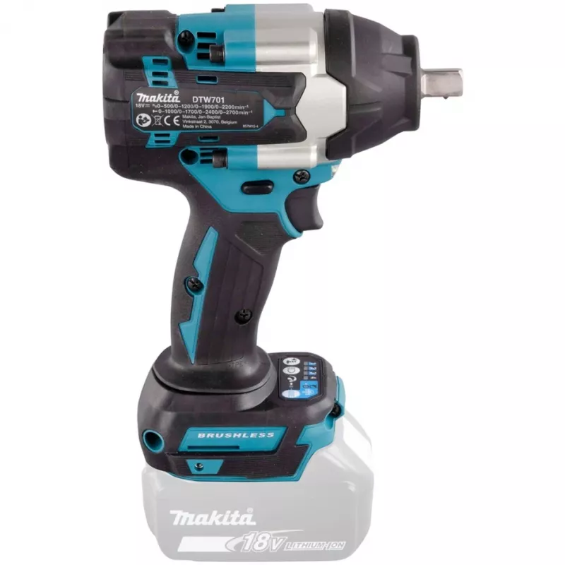 Makita DTW701Z Chave de impacto a bateria 2700 rpm Preto, Azul