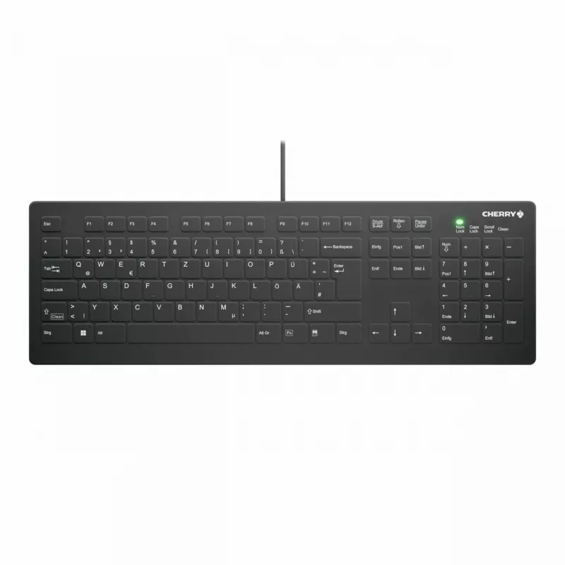 Teclado médico CHERRY AK-C8112 USB QWERTZ Alemão Preto 105 teclas