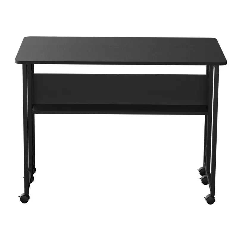 Mesa dobrável Maclean, preta, móvel 100x58 cm, máx. 50 kg, MC-126 B
