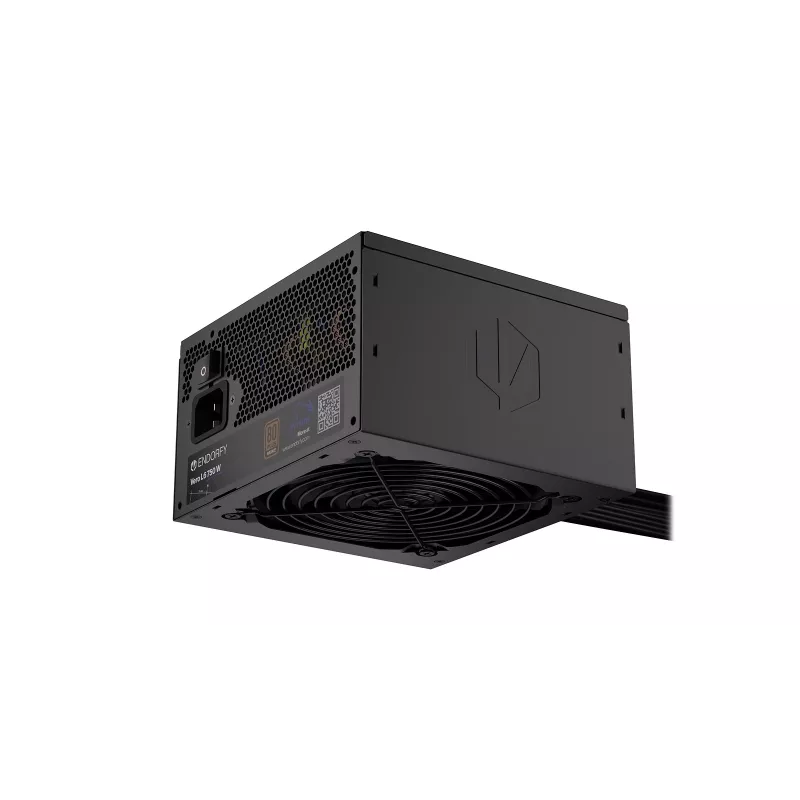 Fonte de alimentação ENDORFY Vero L6 750 W, 24 pinos ATX, 80 PLUS Bronze, ventoinha de 120 mm, preto