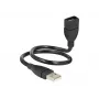 Cabo USB DeLOCK 35cm USB 2.0 83498 preto