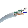 Cabo de rede Extralink par entrançado CAT6 UTP (U/UTP) V2 interior 100M cinzento