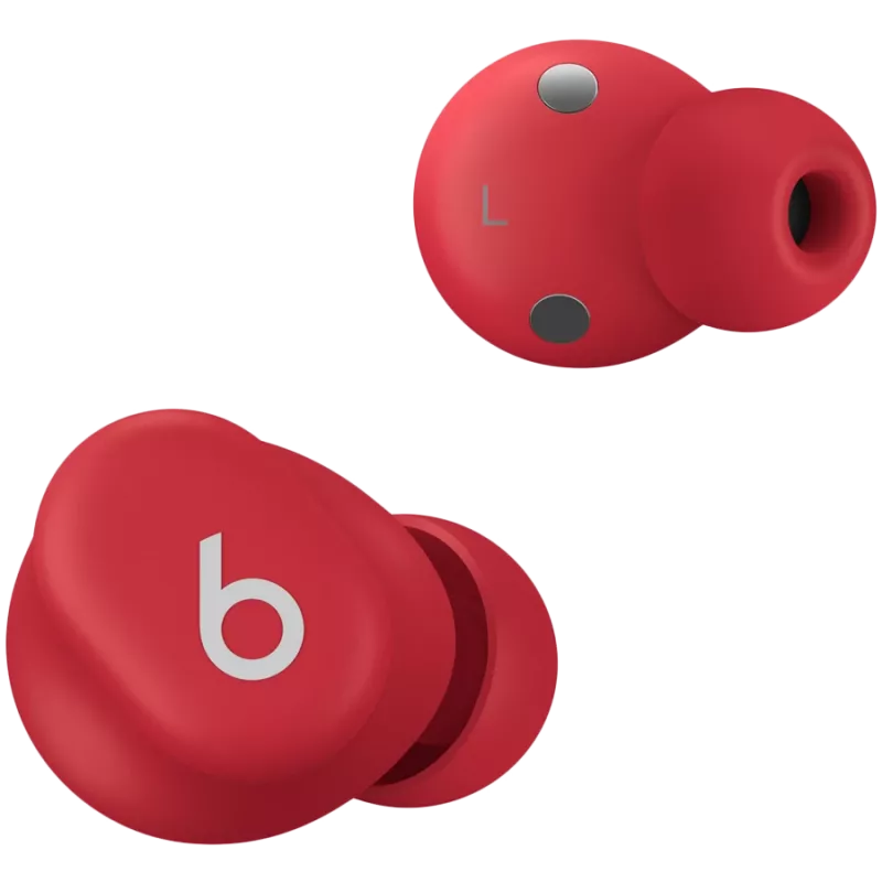 Beats Solo Buds - auriculares true wireless - Transparent Red, modelo A3151 A3150 A3152