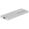 Transcend ESD240C - SSD - 480 GB - externo (portátil) - M.2 - USB 3.1 Gen 2 (conector USB-C) - prateado