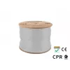 Lanberg LCUF6L-11CU-0305-S cabo de rede U/FTP Cat6a 305 m, cobre maciço, LSZH, CPR, 500 MHz, testado com Fluke, cinzento