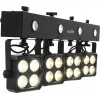 Sistema de iluminação LED PAR EUROLITE Bateria KLS-180 180W RGB, projetor PAR a bateria, recarregável