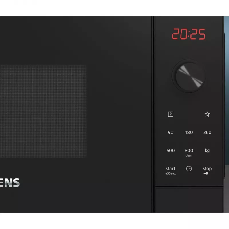 Siemens iQ300 FF023LMB2 Micro-ondas preto micro-ondas solo de bancada 20 L 800 W