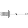 Rebite cego GESIPA PG Al/A2 4x10 mm RAL9010 branco embalagem de 500