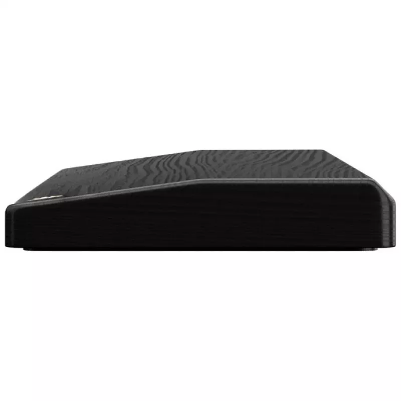 Repousa-pulsos GLORIOUS Compact Wood Preto para teclados 65–75 %