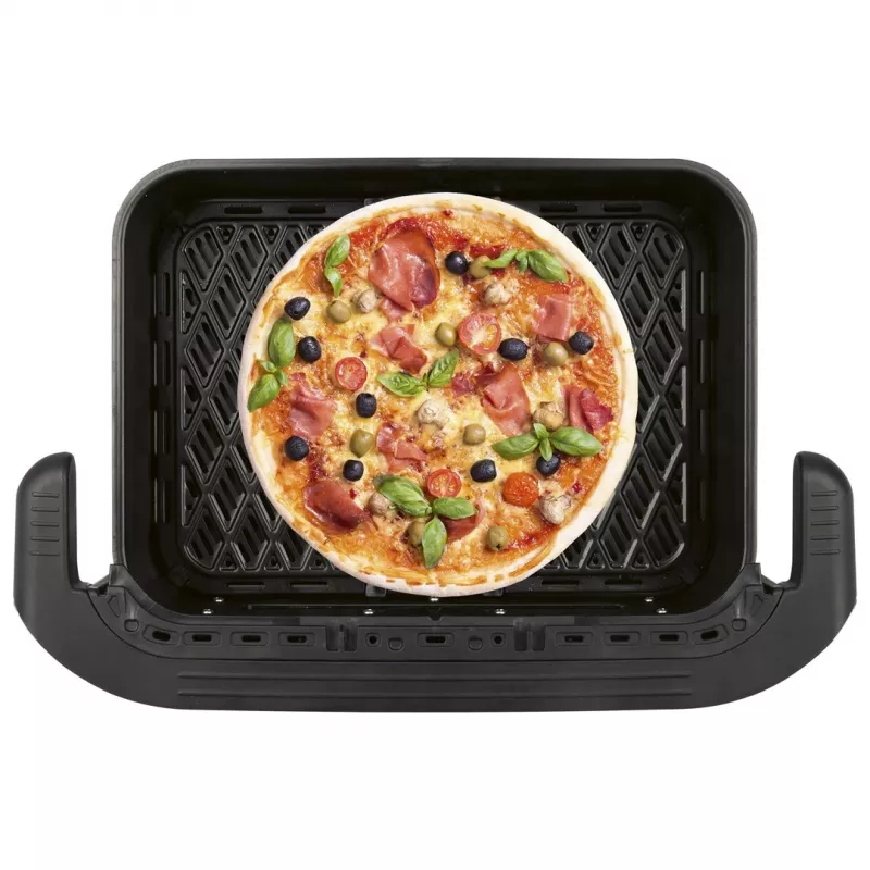 ProfiCook PC-FR 1313 H fritadeira de ar quente dupla, 10 L, 2400 W, preto/aço inoxidável