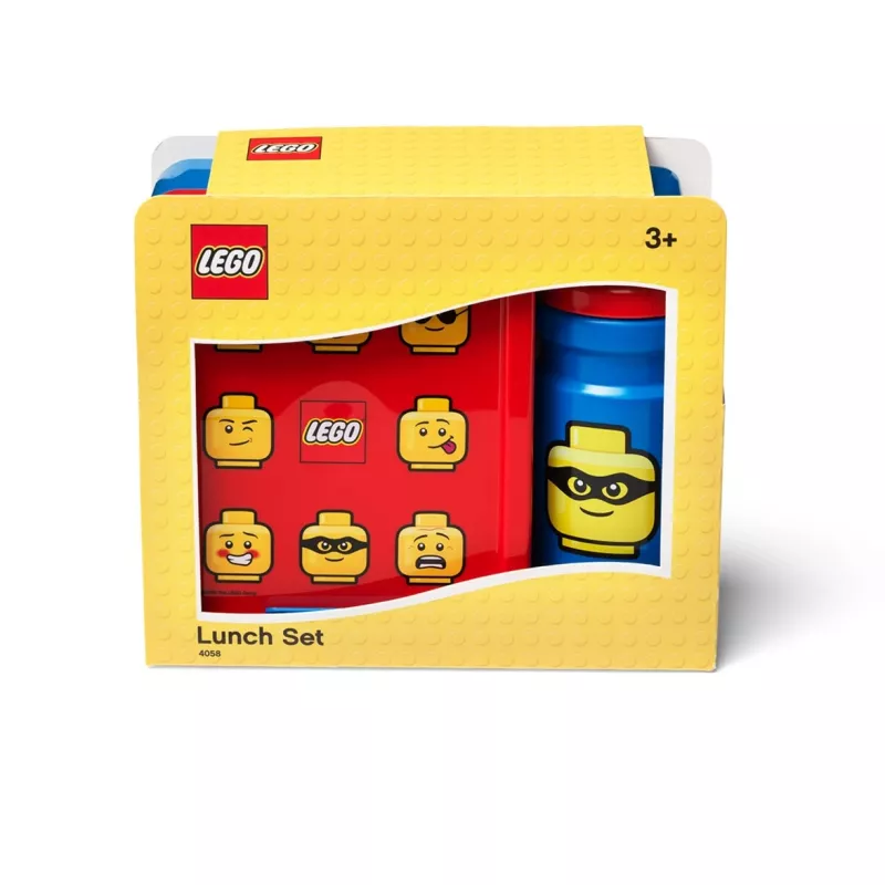Conjunto de lanche LEGO 40580001 Bright Blue – Lancheira e conjunto de garrafa para crianças