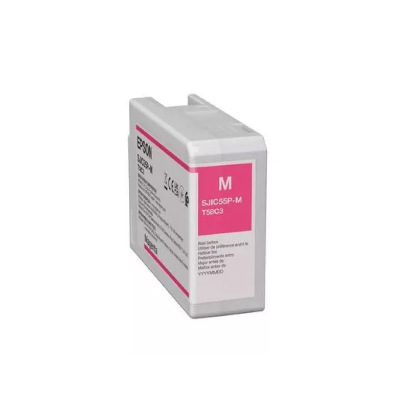 Tinteiro Epson SJIC55(M) para ColorWorks CW-D6500/D6000, magenta
