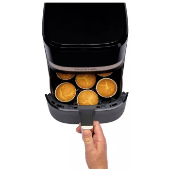 Fritadeira de ar quente Russell Hobbs Satisfry 4,3 l preta 27610-56 2761056 (27610-56)