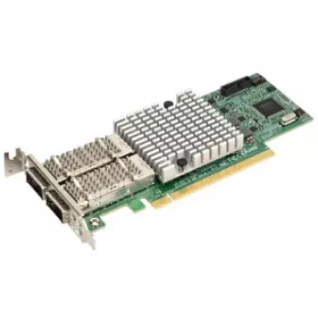 Supermicro Placa de Rede Dual-Port QSFP28 100Gbit LP CX-4 EN AOC-S100G-M2C Single