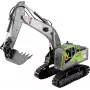 Escavadora RC Amewi G071E escala 1:18 motor elétrico Li-Ion 500 mAh
