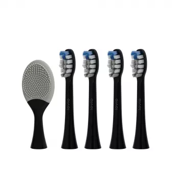 Cabeças de escova de dentes No name LOVIO_SonicProtect PRO cerdas médias 5 unid. LVTB124BK-HM