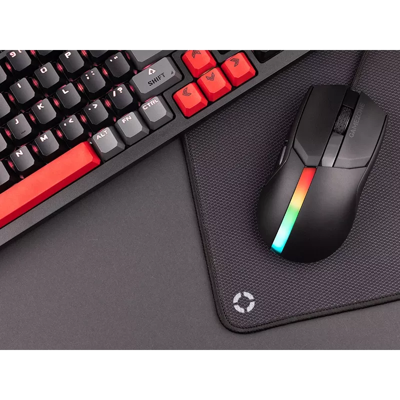Rato Tracer 47416 Gamezone Cool preto RGB USB