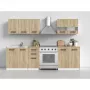 Topeshop KUCHNIA SET SONOMA conjunto de mobiliário de cozinha/sala de jantar