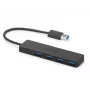 Hub USB Anker Innovations A7516016 USB 3.2 Gen 1 Type-A 5000 Mbit/s Preto