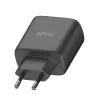 Carregador de parede SAVIO LA-06/B 30 W, USB-A + USB-C, Quick Charge, Power Delivery 3.0, preto